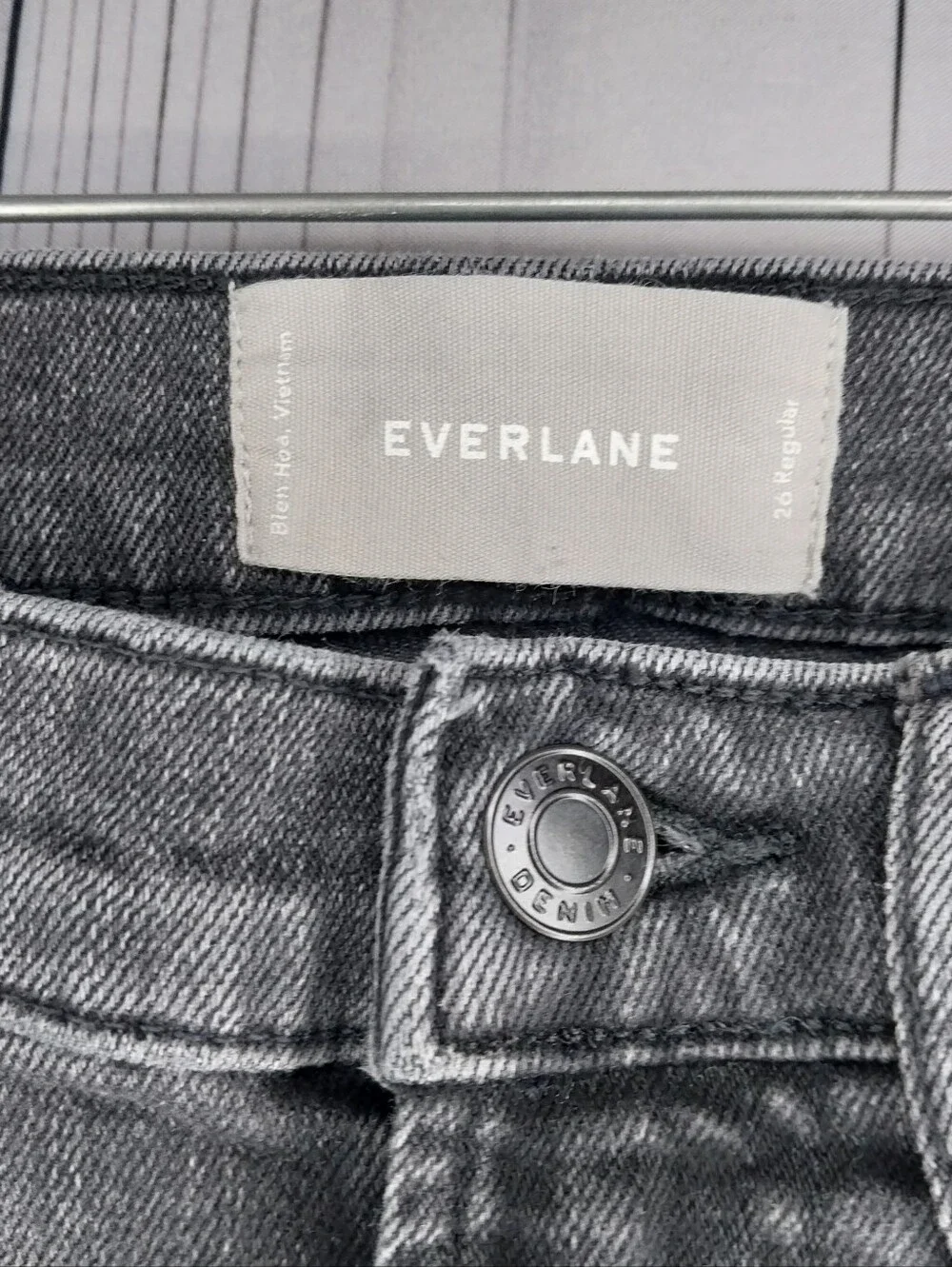 Everlane The Cheeky Bootcut High-Rise Raw Hem Casual Retro Boho Preppy Jeans - Picture 4 of 8